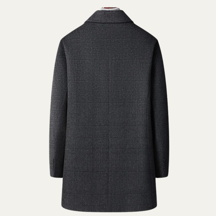 Freja Andersen | Herre vinter mellemlang uld Down Overcoat