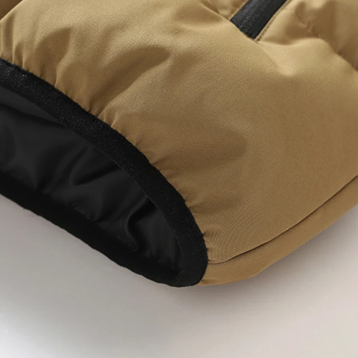 Freja Andersen | Herre varm med hætte vinter puffer Gilet med Zip Pockets
