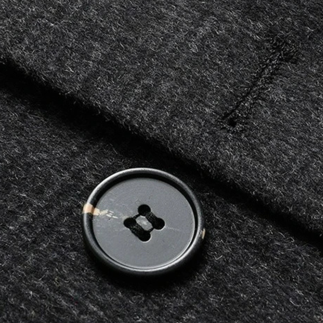 Freja Andersen | Herre vinter mellemlang uld Down Overcoat
