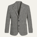 Freja Andersen | Herre Houndstooth klassisk smal pasform ternet blazer