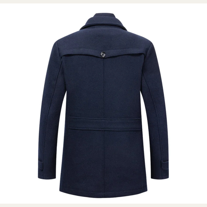 Freja Andersen | Herre Double krave business uld trenchcoat