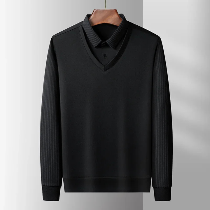 Freja Andersen | Herre afslappet business strik poloshirt