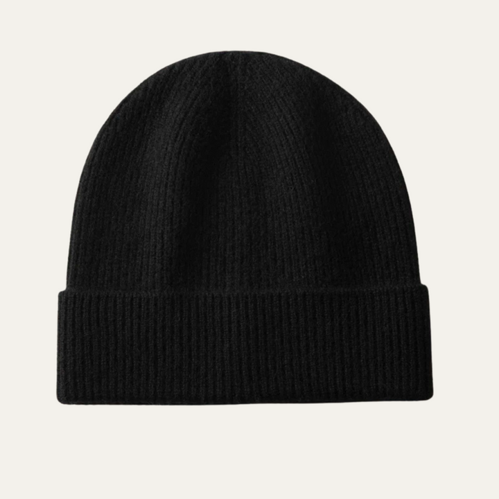 Freja Andersen | Herre blød ribstrikket kashmir Beanie