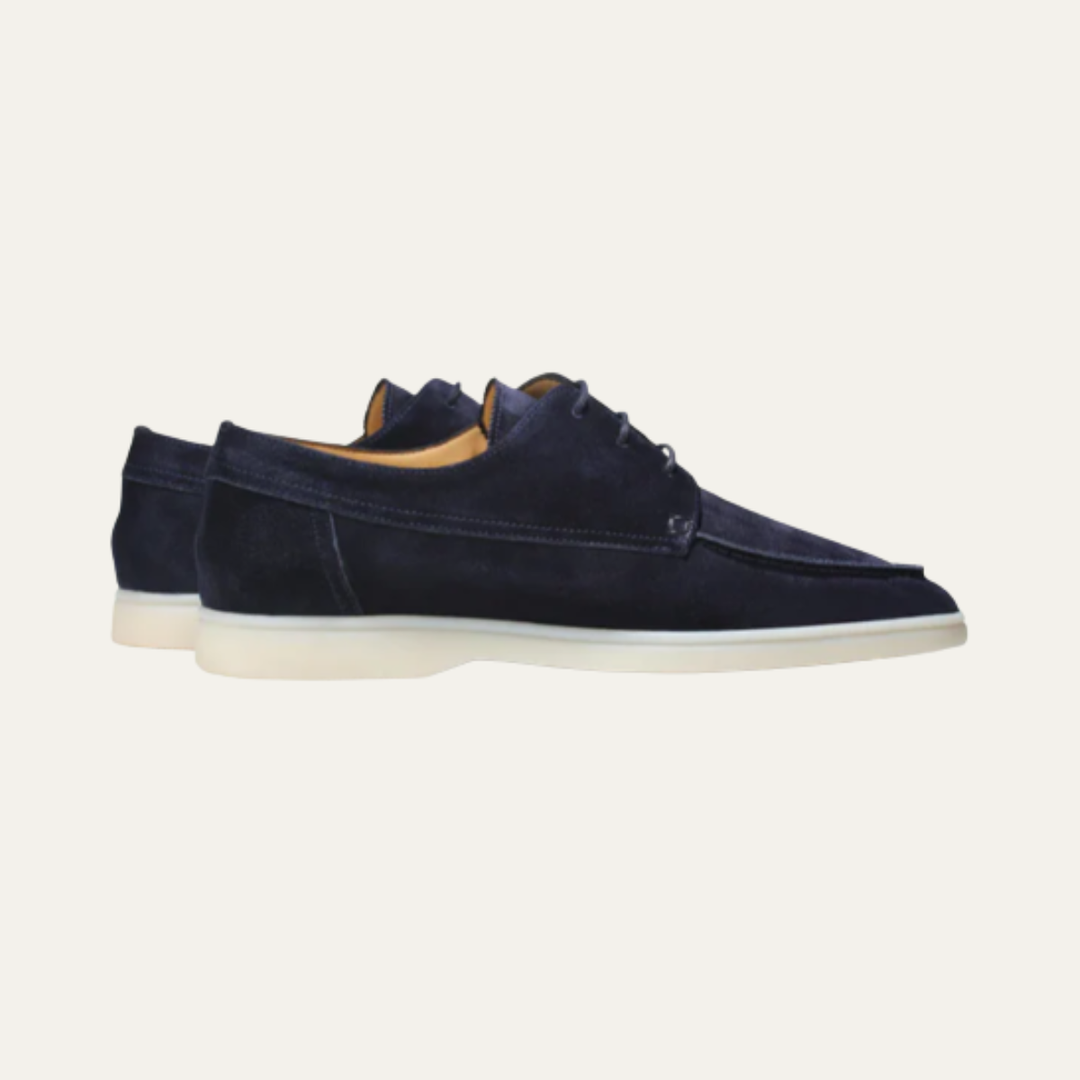 Freja Andersen | Herre klassisk afslappet ruskind Slip On loafers