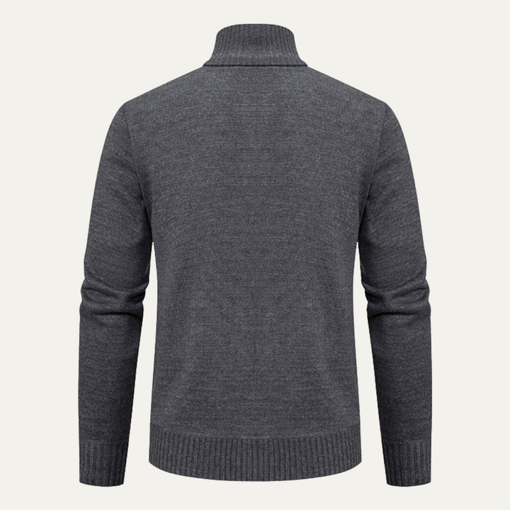 Ashglen | Herre Full Zip strik cardigan