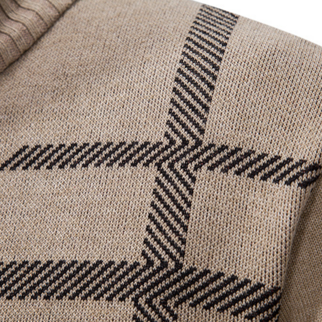 Ashglen | Herre Full Zip strik cardigan