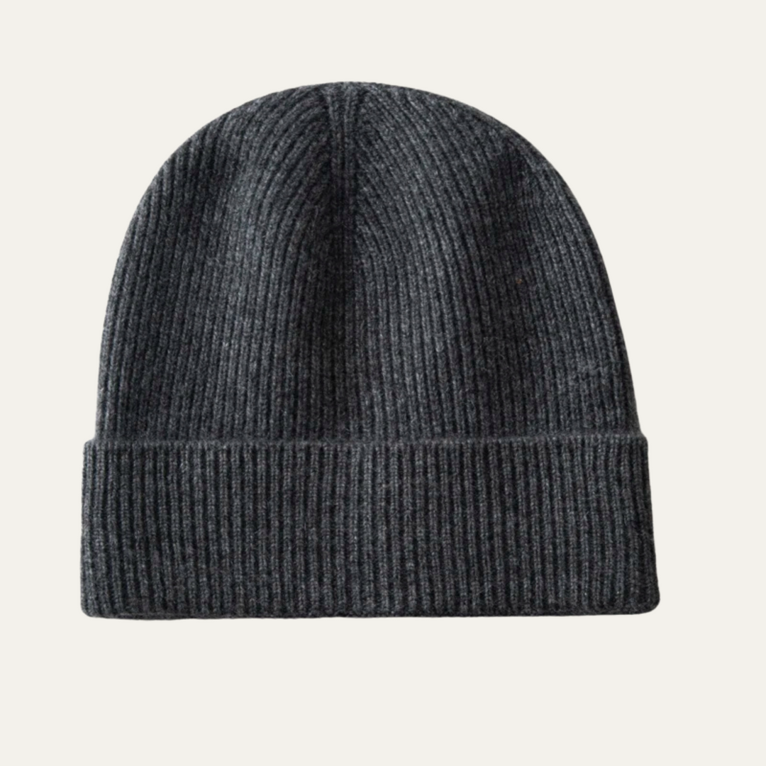 Freja Andersen | Herre blød ribstrikket kashmir Beanie