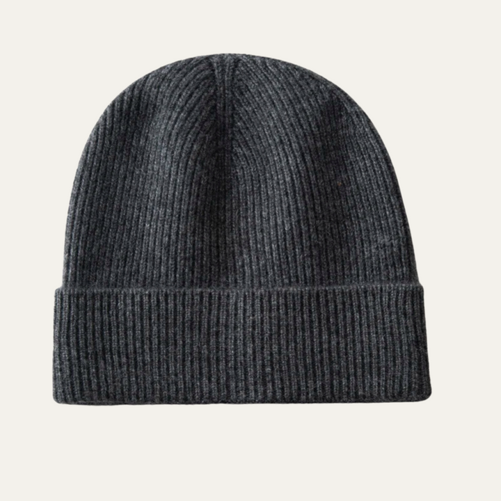 Freja Andersen | Herre blød ribstrikket kashmir Beanie