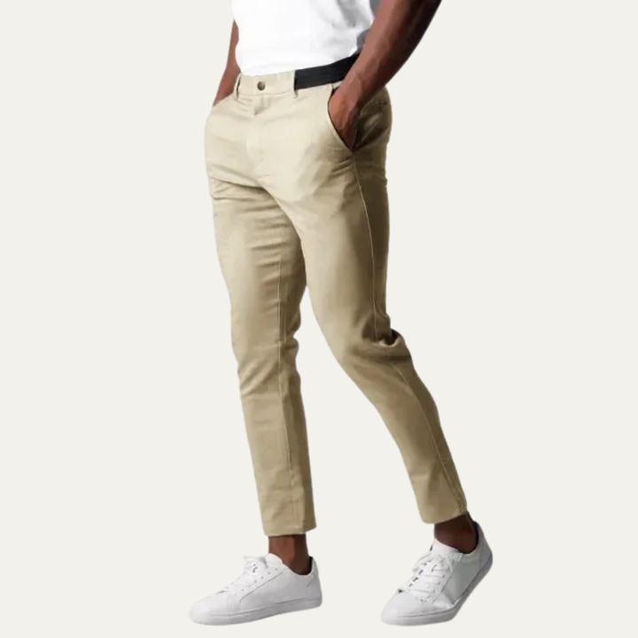 Freja Andersen | Herre slim fit trendy stretch Chino bukser