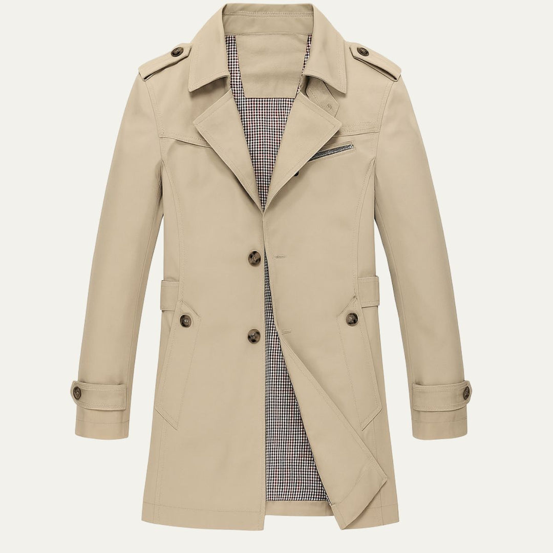 MauroIcardi elegant og stilfuld trenchcoat til mænd