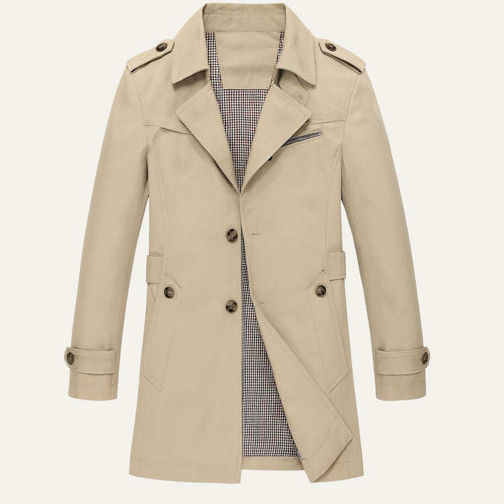 MauroIcardi elegant og stilfuld trenchcoat til mænd