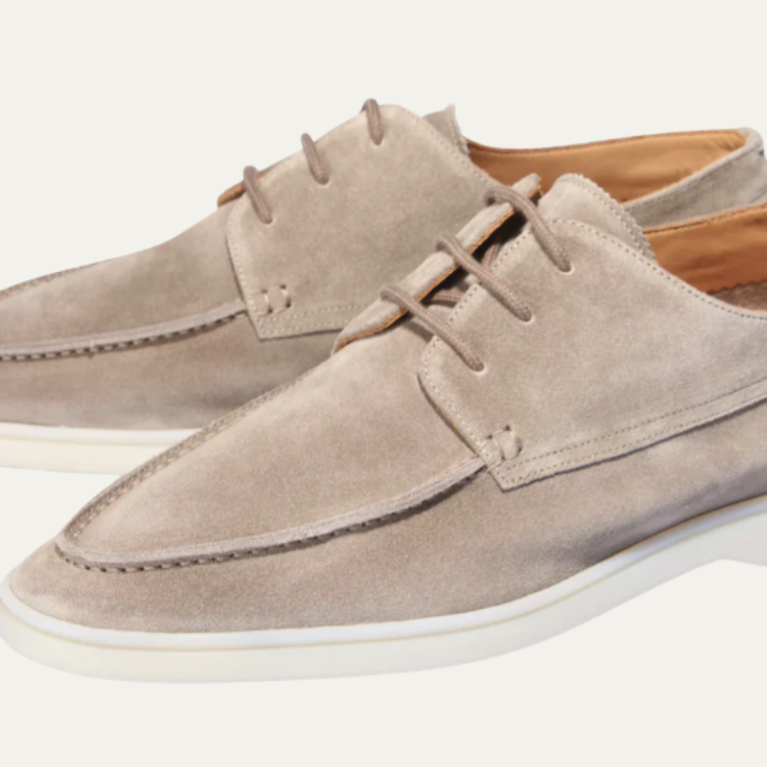 Freja Andersen | Herre klassisk afslappet ruskind Slip On loafers