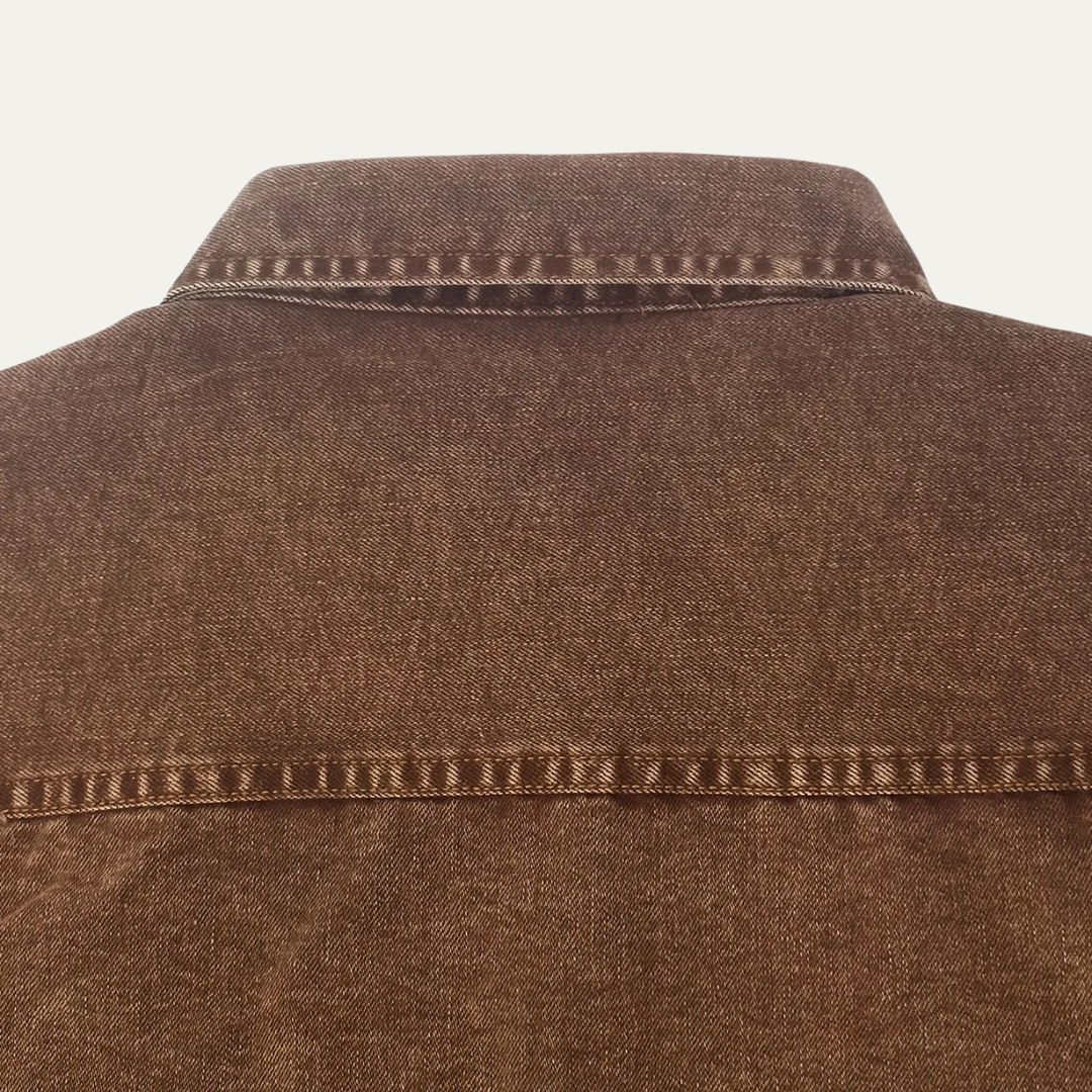 Freja Andersen | Herre vintage Washed denim Workwear skjorte
