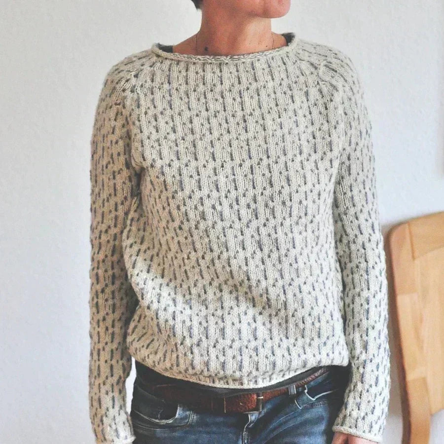 KRISTINE – HYGGELIG STRIKKET SWEATER — 2