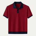 Monferrato | Herre Patchwork strik polo T-skjorte