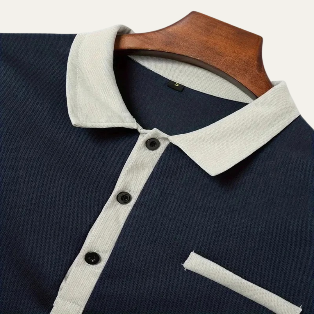Freja Andersen | Herre afslappet slim fit polo trøje