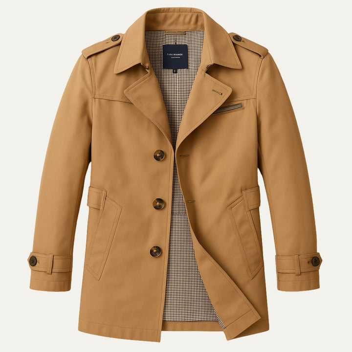 MauroIcardi elegant og stilfuld trenchcoat til mænd
