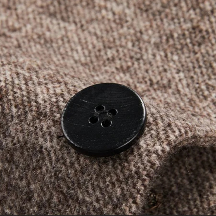 Freja Andersen | Herre varm Fleece stående krave business blazer