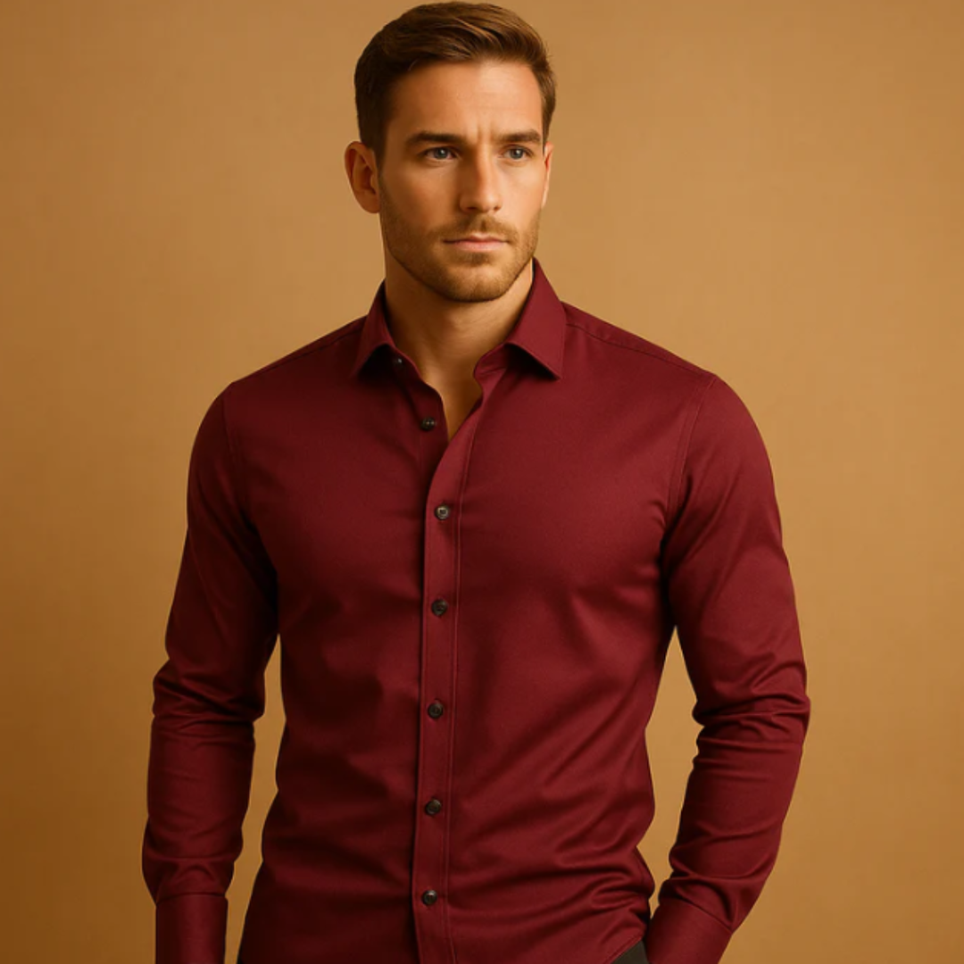 Freja Andersen | Herre Formal slim fit kjole skjorte