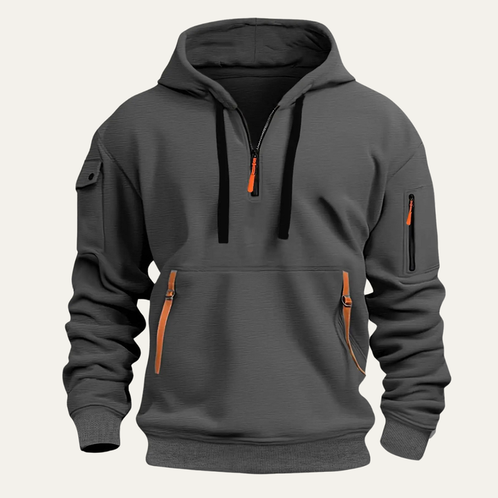 Freja Andersen | Herre Tactical Durable Multi Pocket Hoodie jakke