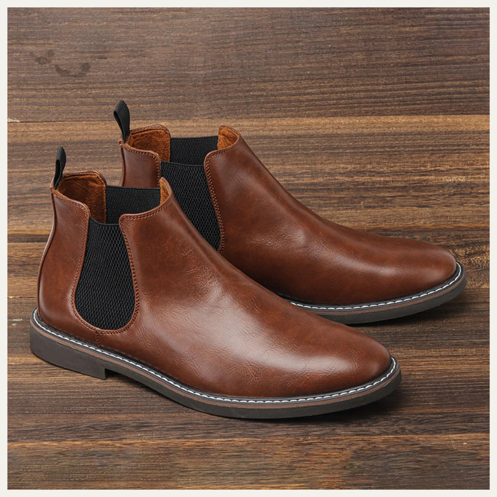 Ridgeview | Herre Retro Slip On Chelsea Ankle støvler