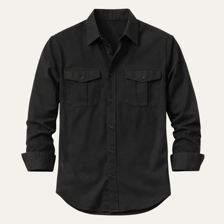 Hillcrest Ridge herre hør Double Pocket afslappet skjorte
