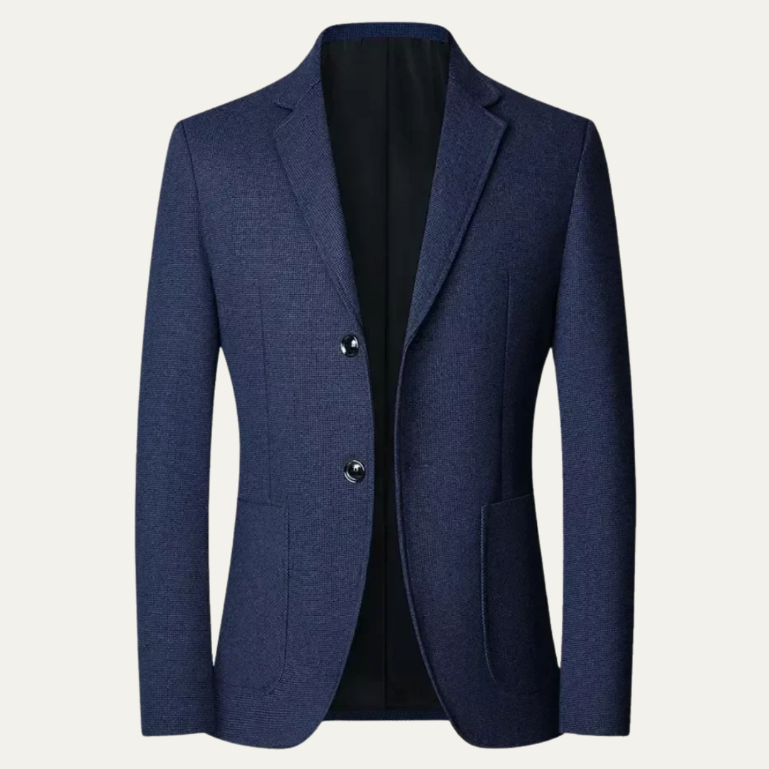 Freja Andersen | Herre stilren afslappet enkeltknappet jakkesæt blazer