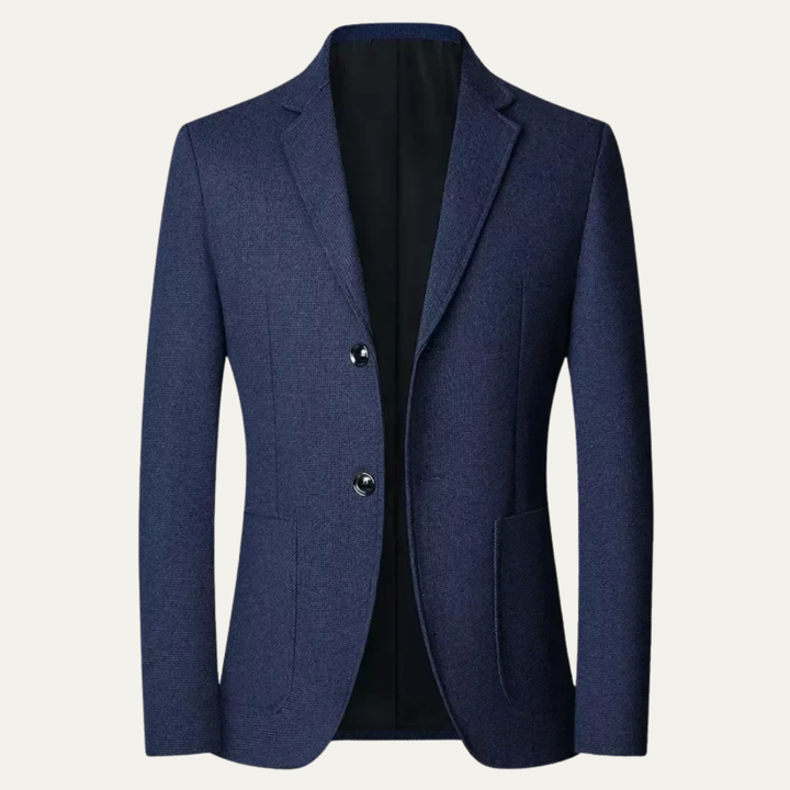 Freja Andersen | Herre stilren afslappet enkeltknappet jakkesæt blazer