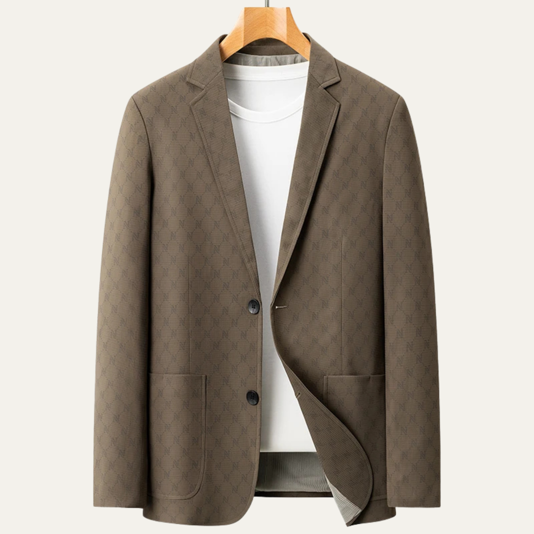 Freja Andersen | Herre let Patterned business afslappet Work jakke