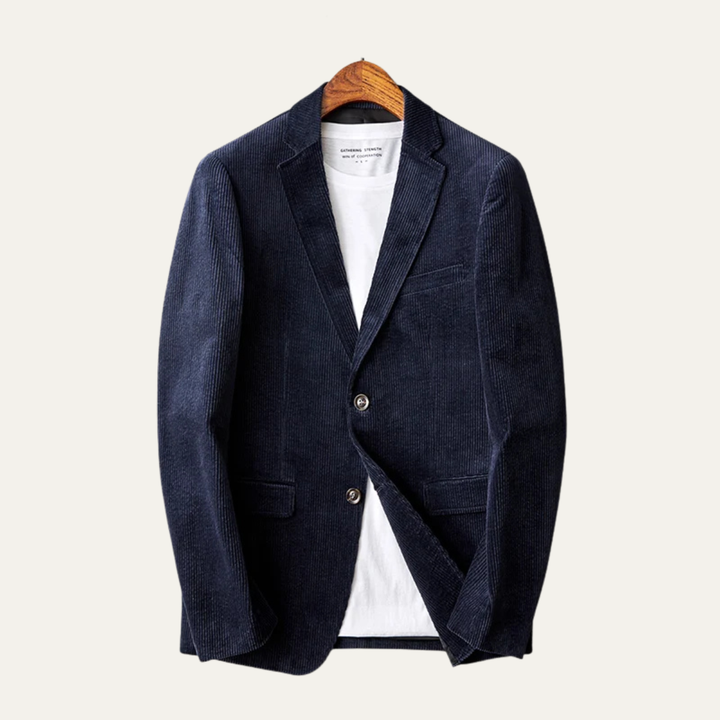 Freja Andersen | Herre Elegant slim fit fløjl blazer