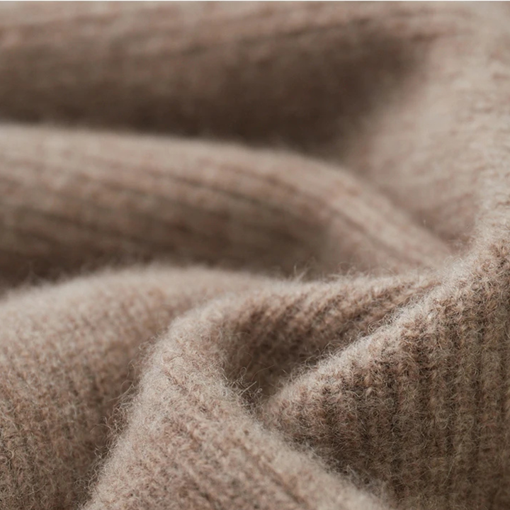 Freja Andersen | Herre 100% merino uld med hætte Zip Up cardigan