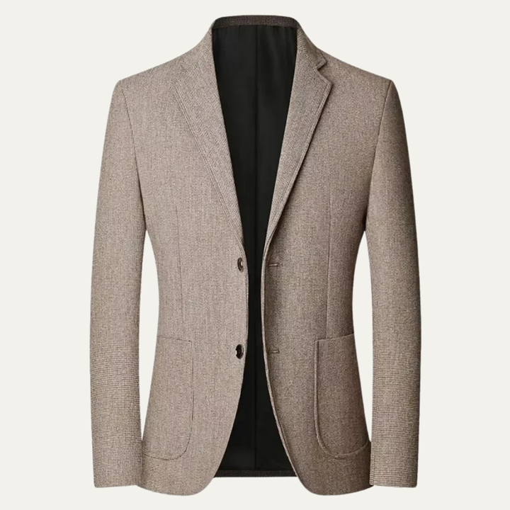 Freja Andersen | Herre stilren afslappet enkeltknappet jakkesæt blazer