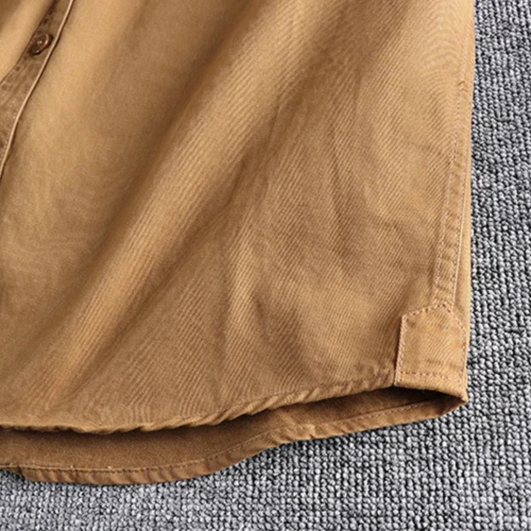 Freja Andersen | Herre vintage Canvas Cargo skjortejakke