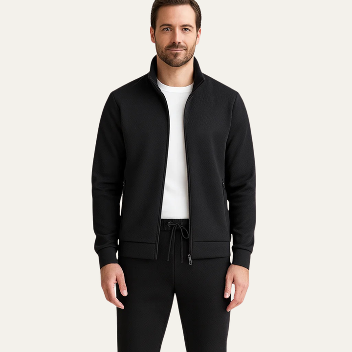 Freja Andersen | Herre slim fit Tracksuit sæt - Zip Up jakke & Joggers