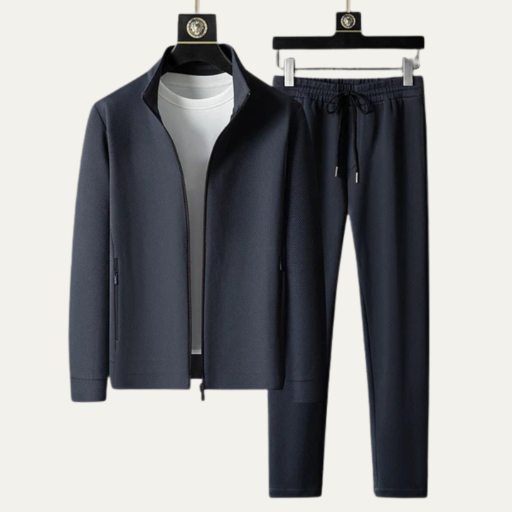 Freja Andersen | Herre slim fit Tracksuit sæt - Zip Up jakke & Joggers