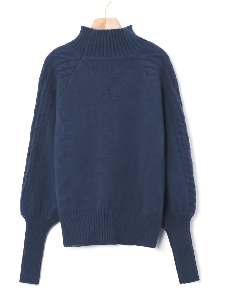Tinsley - Casual langærmet striktrøje — 14