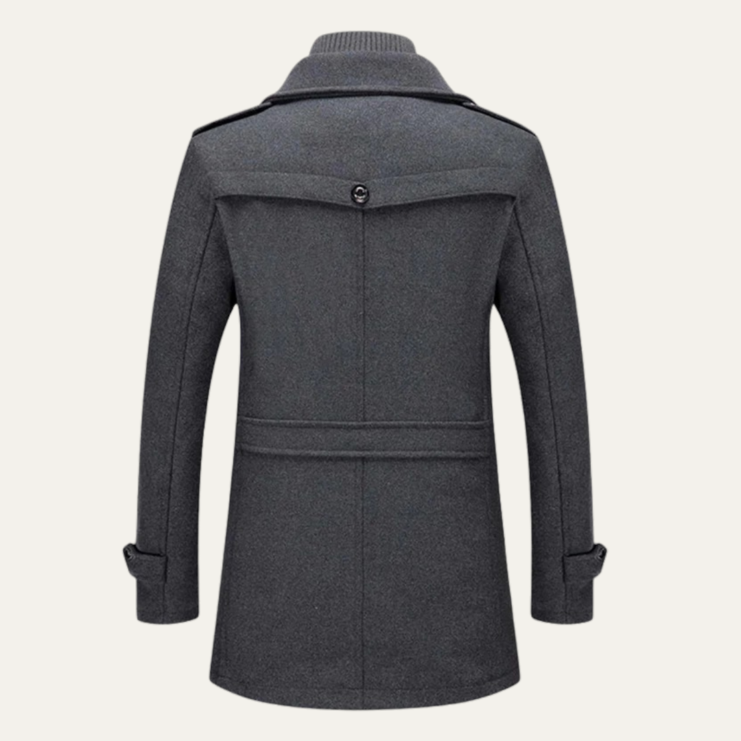 Freja Andersen | Herre stilren vinter Zip Front jakke