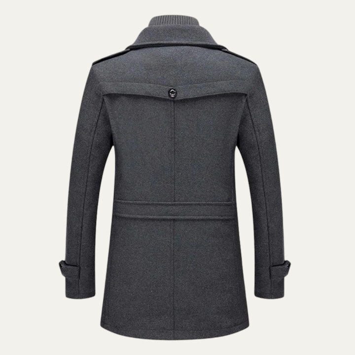 Freja Andersen | Herre stilren vinter Zip Front jakke