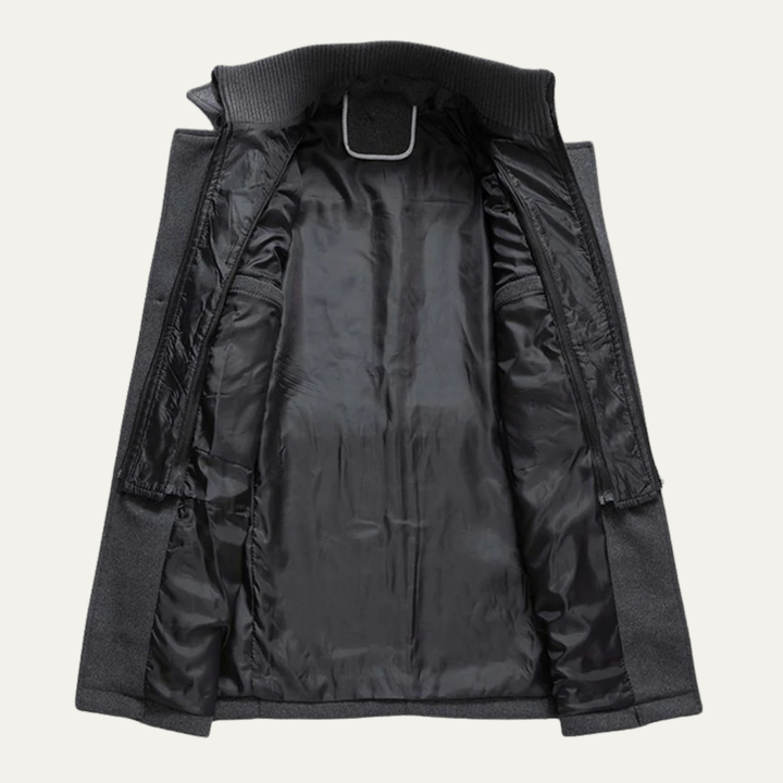 Freja Andersen | Herre stilren vinter Zip Front jakke