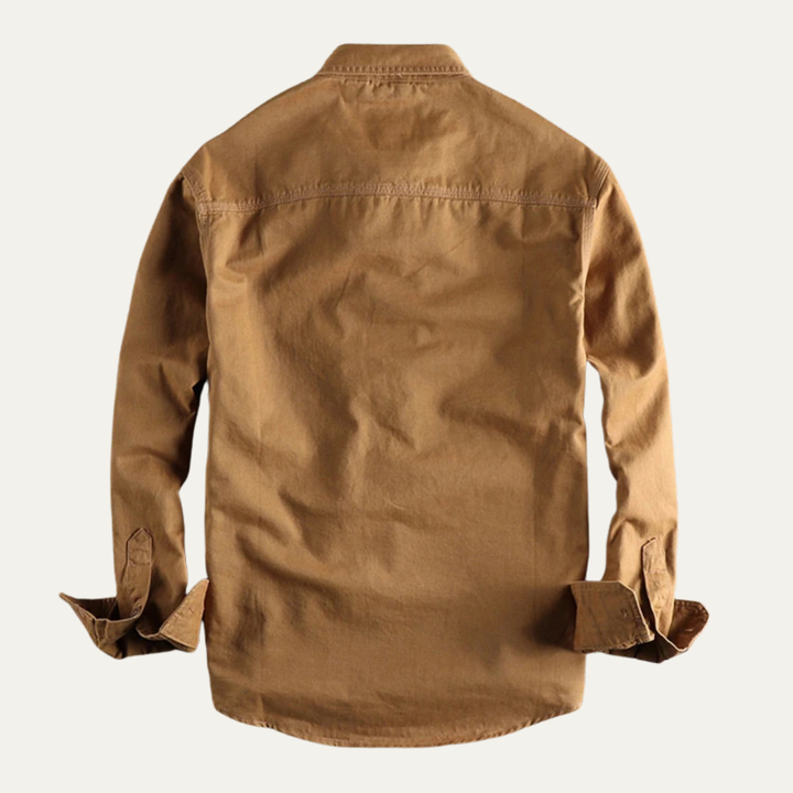 Freja Andersen | Herre vintage Canvas Cargo skjortejakke