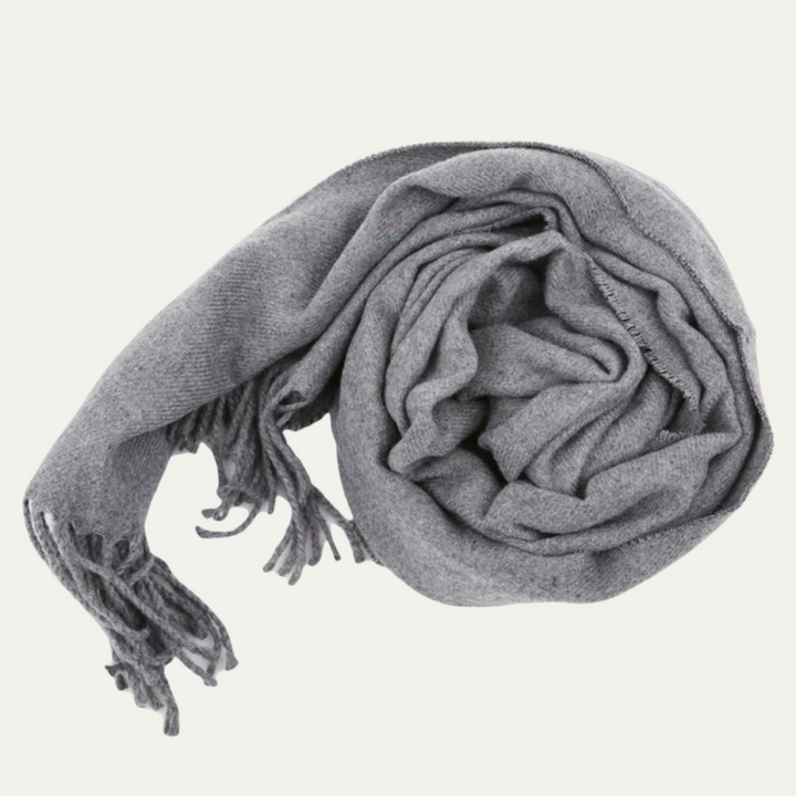 Rive Gauche kashmir-merino-tørklæde til mænd - grå