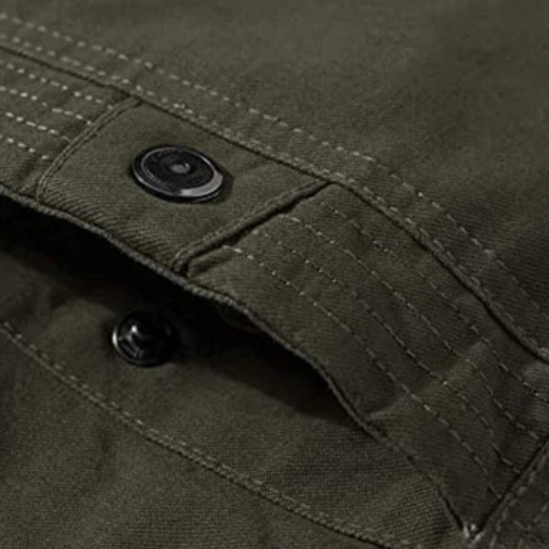 Freja Andersen | Herre Thermal Military Style Zip-Up fleeceforet jakke