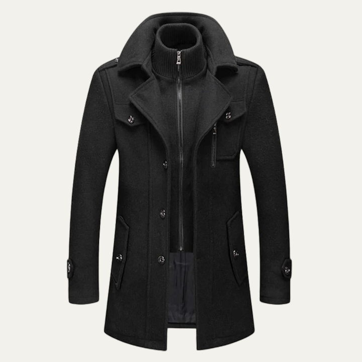 Freja Andersen | Herre stilren vinter Zip Front jakke