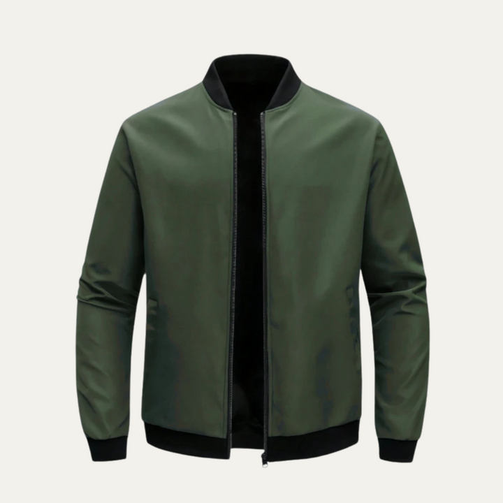 Freja Andersen | Herre let Zip-Up bomberjakke