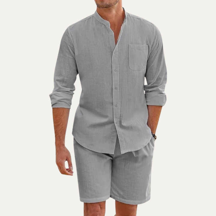 Nottingham | Herre let Two Piece sommer sæt - bomuld Beach Outfit