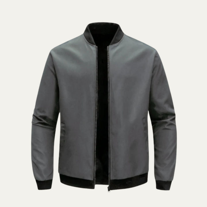 Freja Andersen | Herre let Zip-Up bomberjakke