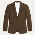 Freja Andersen | Herre til arbejde sildeben enkeltknappet uld tweed blazer
