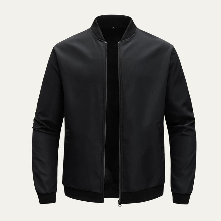 Freja Andersen | Herre let Zip-Up bomberjakke