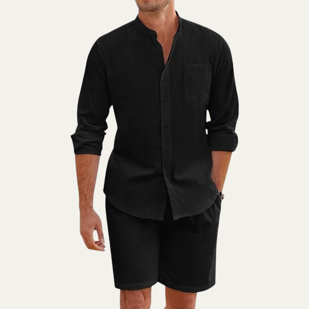 Nottingham | Herre let Two Piece sommer sæt - bomuld Beach Outfit