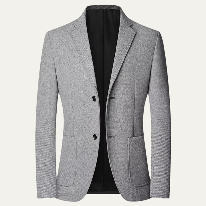 Freja Andersen | Herre stilren afslappet enkeltknappet jakkesæt blazer